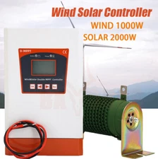 3KW 12V/24V/48V MPPT Hybrid Solar Wind Turbine Charge Controller Boost Regulator