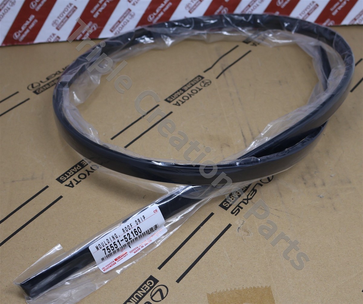 Genuine Toyota Moulding Yaris Sedan 2007-2011 Roof Drip Side RH