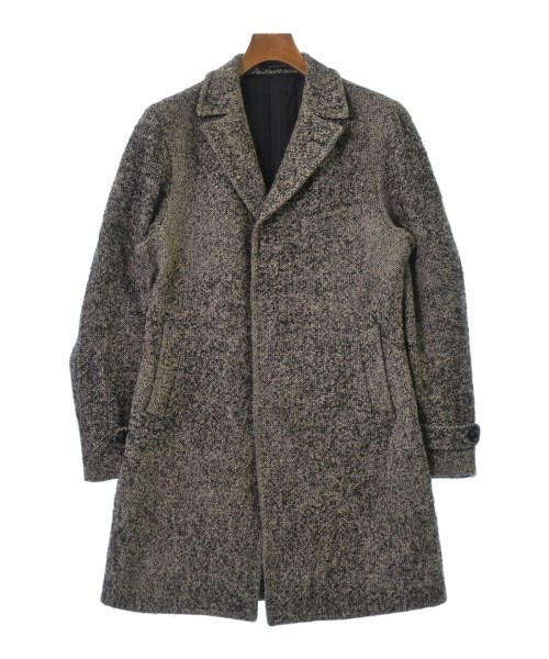コート TAGLIATORE BLANCHE 350001 N5051 Coats Black TAGLIATORE Chester Coats WhitexBlack(Mixed) 48(Approx. L