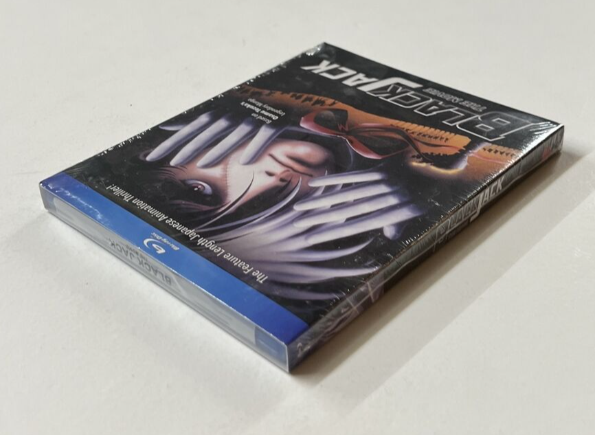 Black Jack The Movie (1996) Anime Blu-ray Discotek w/ULTRA RARE