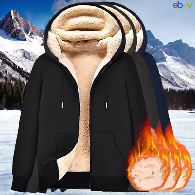 Herren Hoodie Steppjacke Fell Parka Winter Cardigan man