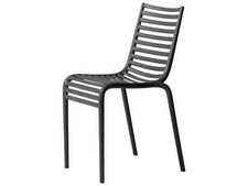 1 x box of 4 Driade Pipe OUTDOOR chairs without arms grey. NEW BOXED