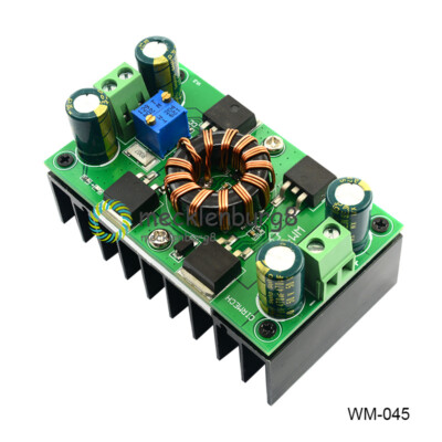 DC-DC 10A 300W CC CV Automatic Step-Up Step-Down Buck-Boost Power Supply Module