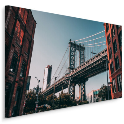 CANVAS Leinwand Bilder XXL Wandbilder Kunstdruck Manhattan Bridge New York 158