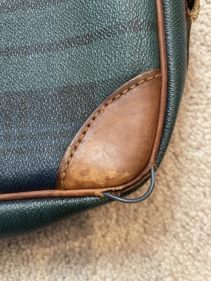 POLO RALPH LAUREN Blackwatch Plaid Sling Crossbody Purse Bag VTG - Image 4 of 4