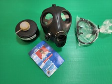 Israeli civilian gas mask (one size) with drinking straw and premium NBC filter 