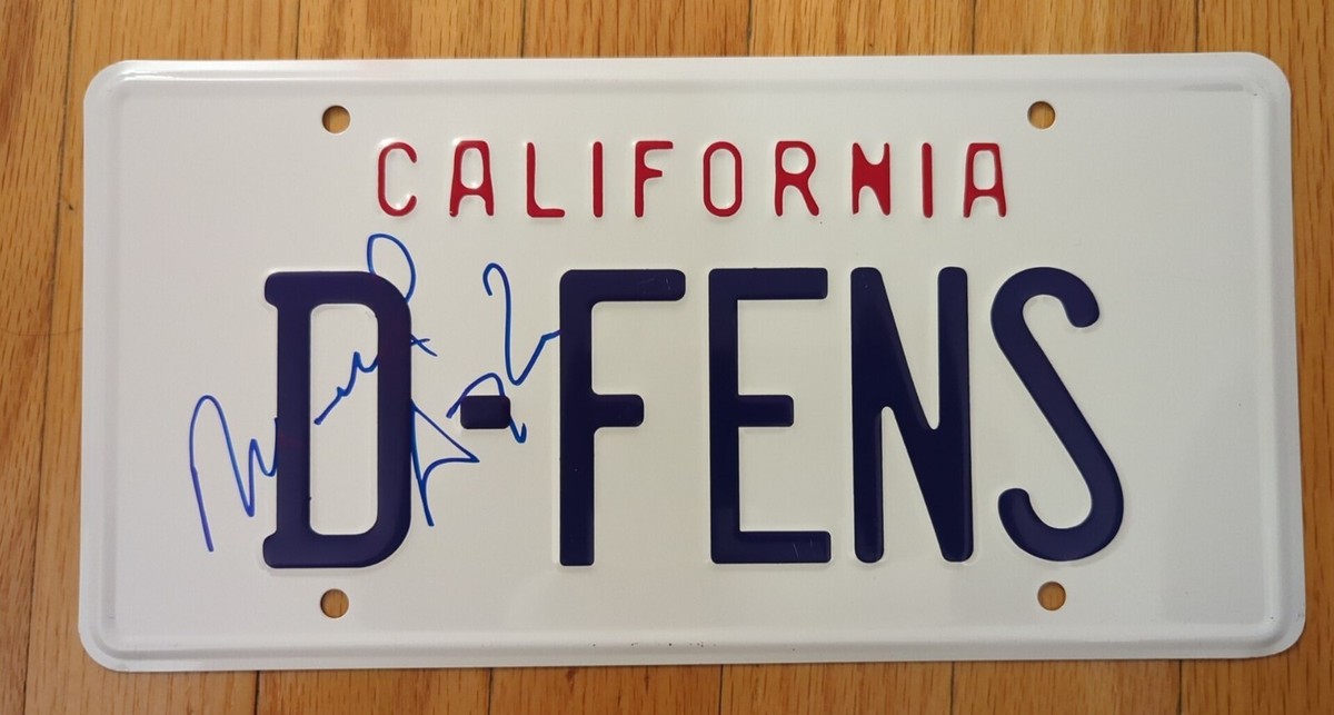 Signed Autographed By Michael Douglas Falling Down D-Fens License