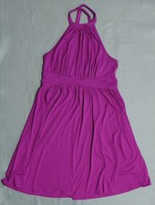 Torrid Dress High Neck Jersey Mini Dress Sleeveless Purple Size 0