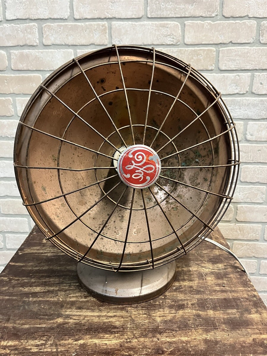 VINTAGE 1940S GENERAL ELECTRIC COPPER SUN ROUND RADIANT ELECTRIC HEATER -  WORKS | eBay