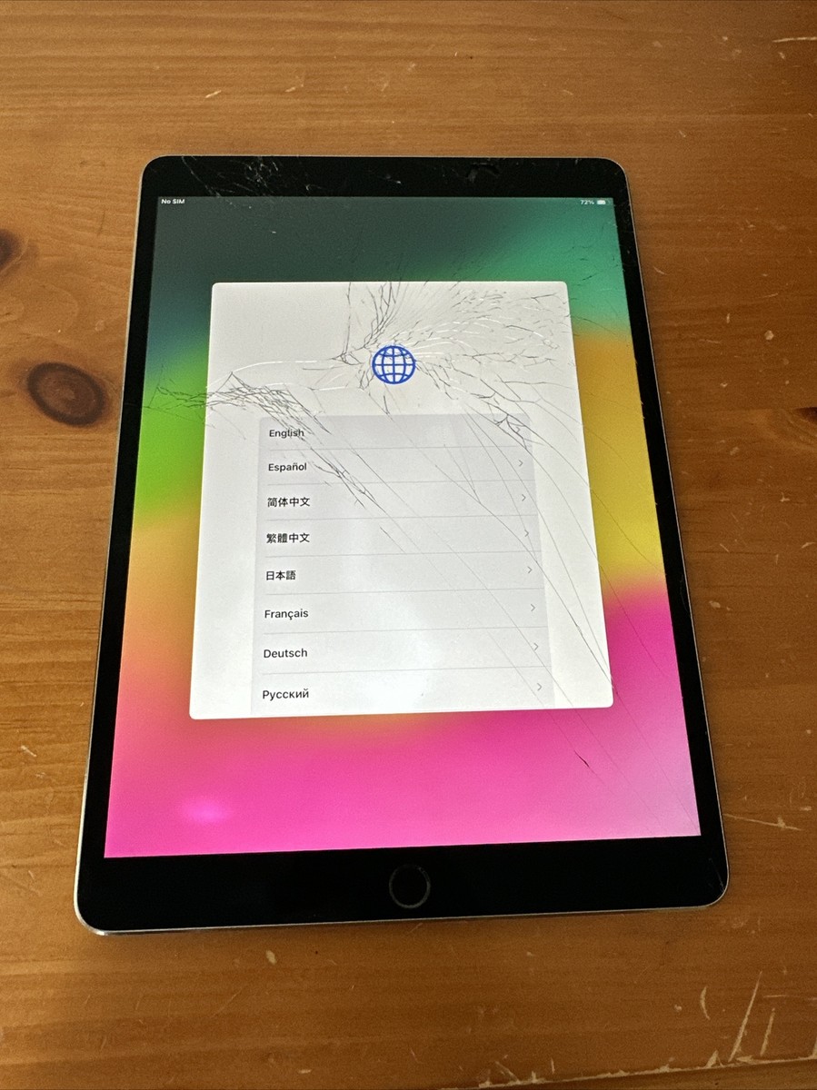 Apple iPad Pro 10.5 Inch 64GB, Wi-Fi + Cellular (Unlocked) - Space 