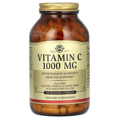 Vitamin C, 1,000 mg, 250 Vegetable Capsules