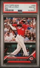 2023 Topps Now Red Parallel 1/10 #400 Elly De La Cruz 1st HR PSA 10 Gem Mint RC