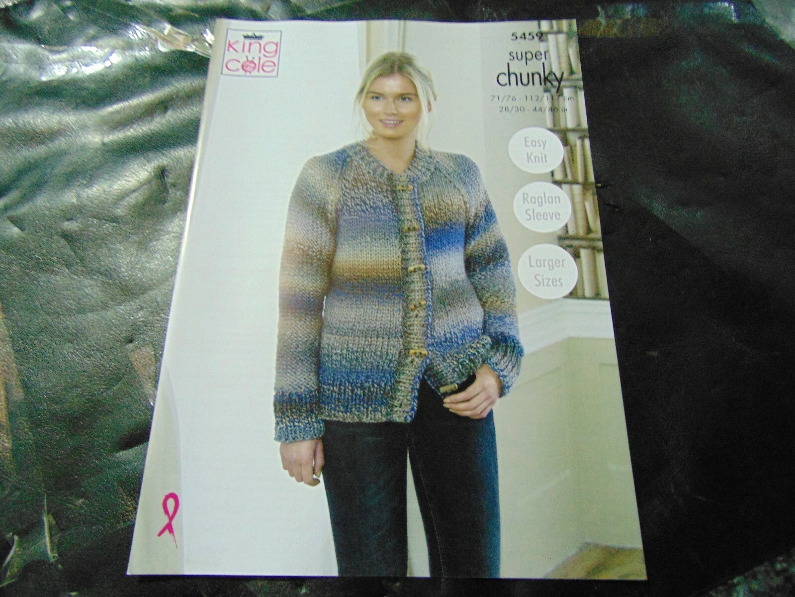 King Cole Super Chunky Cardigan and Sweater Pattern 5459 (71/76 -112/117 cm)