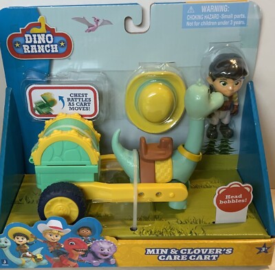 Dino Ranch Min & Clover's Carecart Playset