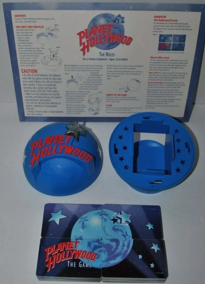NEW Milton Bradley Planet Hollywood The Game Trivia Game 1997 Tested Works Great - Image 3 of 4