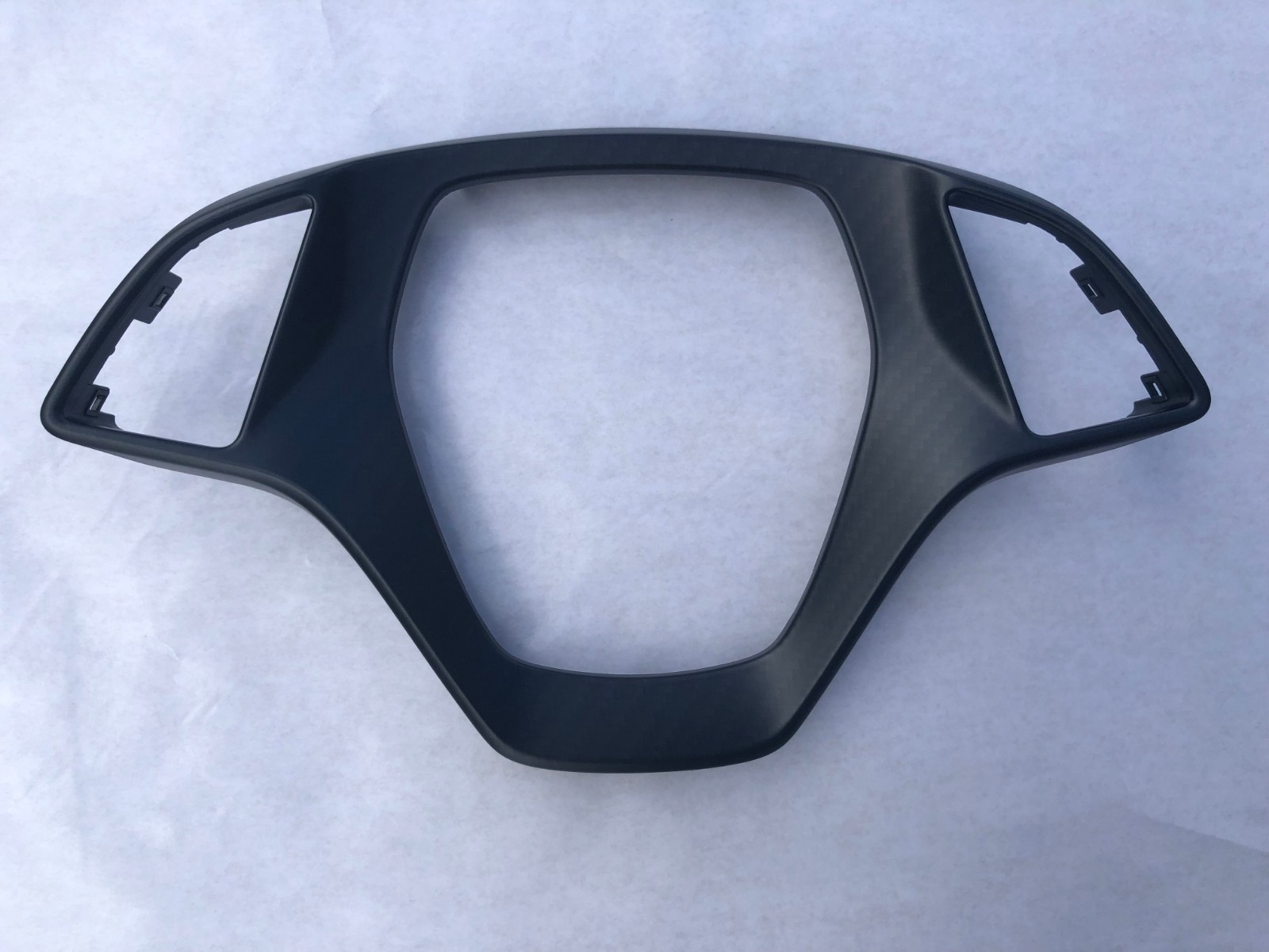 Corvette C7 Z06 ZO6 GS Carbon Fiber HydroGraphics Steering Wheel Bezel