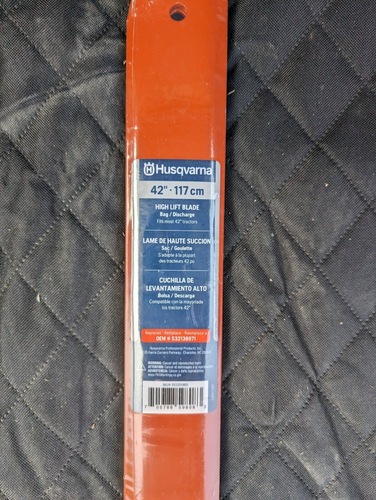 OEM Husqvarna 593200801 Lawn Mower Blades for 42" Cut High Lift Craftsman Ariens - Picture 2 of 2