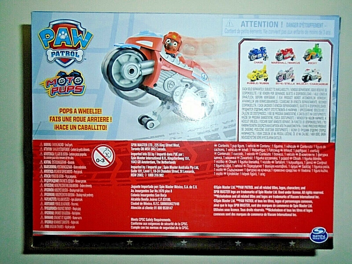 Paw Patrol Moto Pups Zuma's Deluxe Pull Back Motorcycle