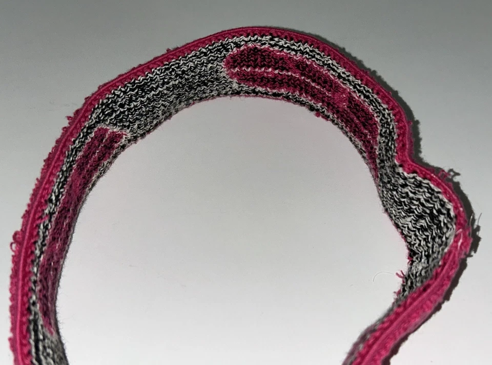 Vintage 1990's Pink AXO Racewear Headband SX MX CR KX RM YZ 20" Good Elastic - Image 4 of 4