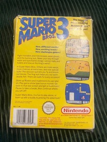 Super Mario Bros 3 NES Nintendo Game - Boxed With Instruction Manual Included