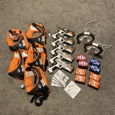 Ubisoft BattleTag Laser Tag Set 5 Blasters, 5 Vests, 2 Connector Hubs Excellent