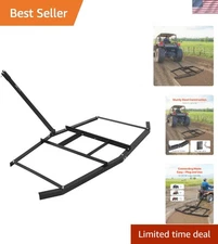 Efficient 74" Driveway Grader with Adjustable Bars & Pin Hitch for Tough Tasks