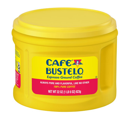 Cafe Bustelo Espresso Ground Coffee, Dark Roast, 22 oz Canister