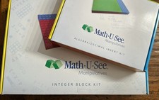 Math U See Manipulatives Integer Block Kit  Algebra/Decimal Insert Kit