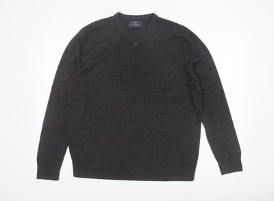 Grauer Pullover Pulli Herren UK Größe L Atlantic Bay