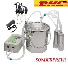 Elektrisch Melkmaschine 14L Edelstahl Pulsation Melkmaschine K&uuml;he SONDERPREIS