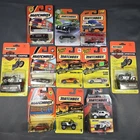 Lot Of 11 Vintage Matchbox Die Cast Cars & Harley Davidson Choppers