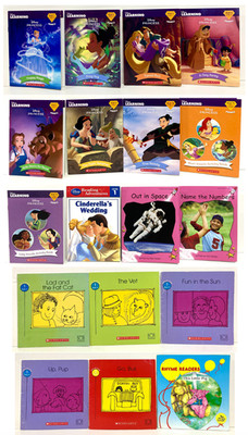18 Phonics Learn to Read Bob Books Lot Disney Princess Beginning readers