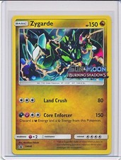 ZYGARDE POKEMON SUN & MOON BURNING SHADOWS HOLO PRERELEASE STAMPED PROMO SM48