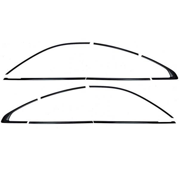 Shadow Line Zierleisten Set Schwarz Glanz Passt FüR 2Er BMW F44 Gran Coupe-image