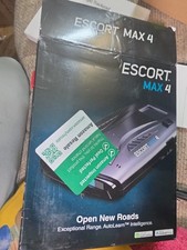 Escort MAX 4 Radar Detector 2X Filtering Advanced Range. Looks To Be New Se Pics