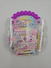Hello Kitty and Friends Creativity Set 100 Coloring Accessories Crayons Markers