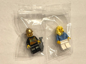 Lego City 60001 - Fire Chief Car - 100% Complete with Minifigs