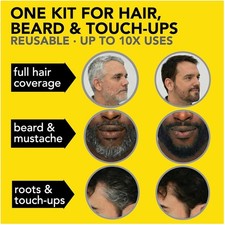Ammonia-Free Men's Hair Dye - Medium Brown  All-In-One Kit