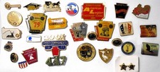 Vintage Lapel Pins American Legion 10K GF Gold VFW Veteran Military Jewelry Lot