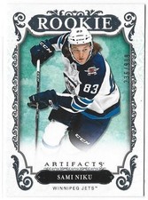Sami Niku 2018-19 Artifacts Rookie #/999