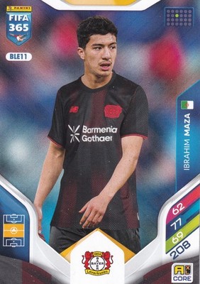 IBRAHIM MAZA   PANINI FIFA 365 ADRENALYN XL   TEAM MATE # BLE11
