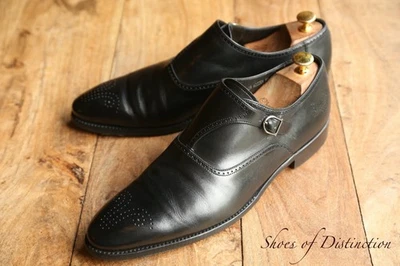 Chaussures de moine Ermenegildo Zegna en cuir noir simple moine brogue pour h... - Photo 1/4