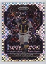 2022 Panini Prizm Tier II Power Plaid Prizm /75 Omar Narvaez #217 1ob0