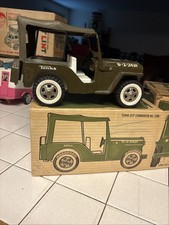 Vintage Tonka 2304 Jeep Army Green Military Commander Vehicle G-2-2431 Box