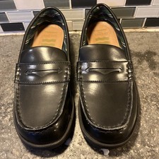 Sperry - Colton Plushwave - Black Leather- Dress Loafer - Boys 3.5 Med - New