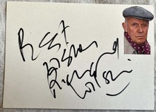 Victor Meldrew Hand Signed Richard Wilson Postcard "I Don't Believe It!"