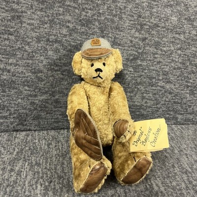 Vintage  Short Stop Jake  Mohair Bear Handmade Teddy Bear by Lynda Bayless