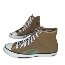 Converse Chuck Taylor All Star High Top Tan Green Canvas Men  s 9 Women  s 11 NIB