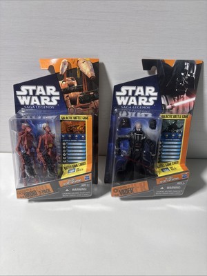 Star Wars Saga Legends SL 20 Battle Droid 2 Pack.Vader.lot 2