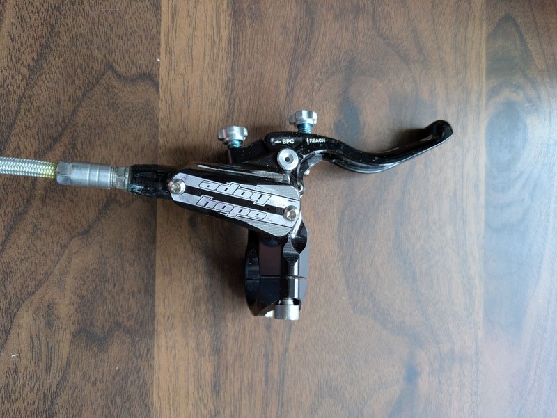 Hope Tech 3 R/H Front Brake Lever and Braided Hose, New